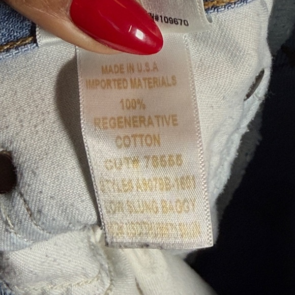 AGOLDE Low Slung Baggy Denim Jean Size 28 - Picture 8 of 9